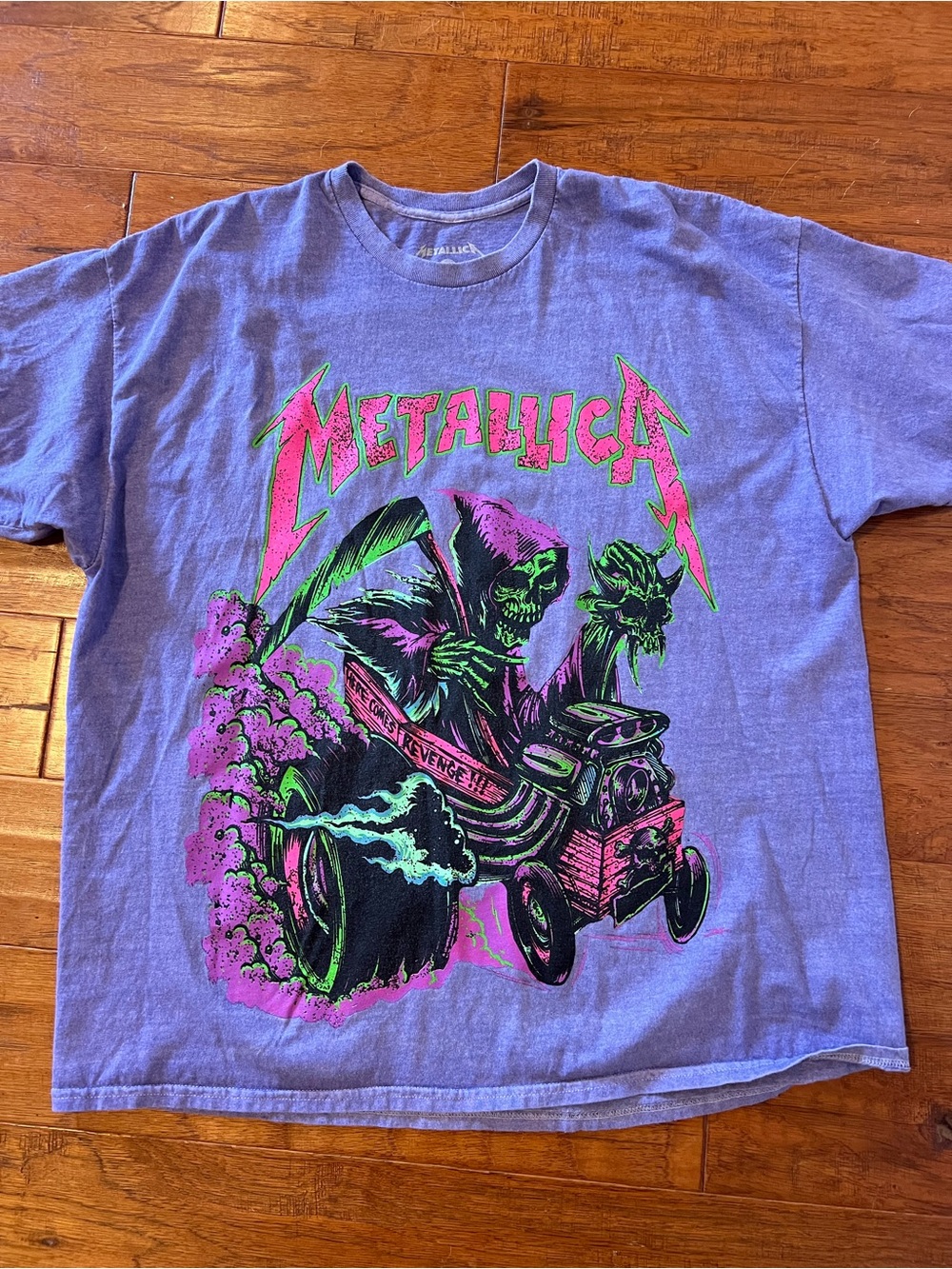 Oversized Graphic Tee - Metallica